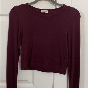ARITZIA WILDFRED FREE CROPPED LONG SLEEVE